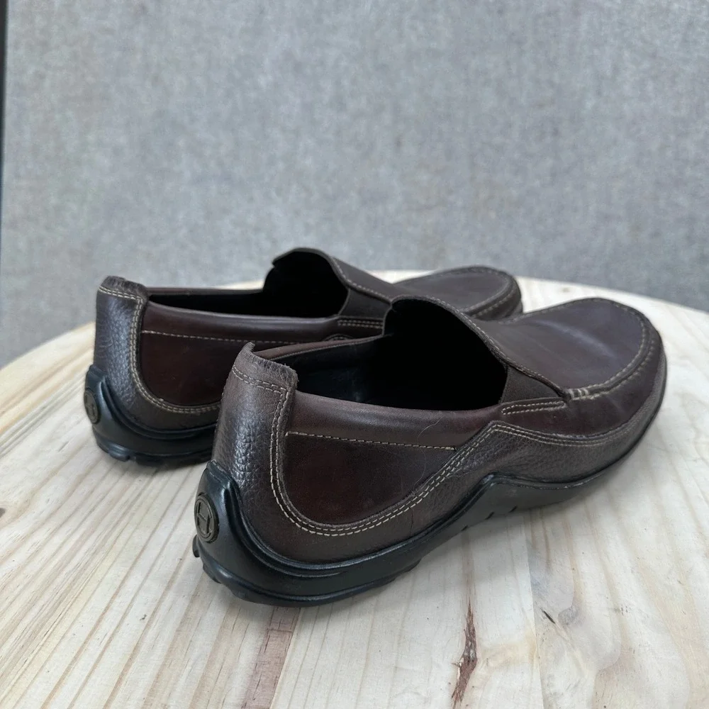 Cole Hann Mens 11.5 Brown Leather Slip On Loafers Moc Toe Shoes‎ Business Casual